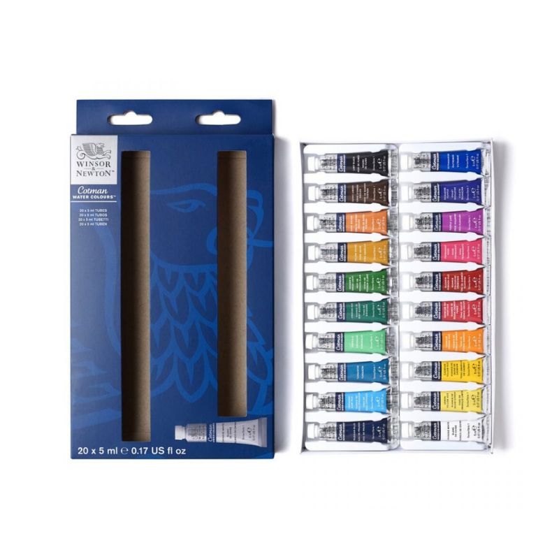 Winsor & Newton? Cotman - 20-Piece Watercolor Set